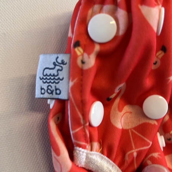 Bundle of Reusable & Adjustable Swim Diaper/Cloth Diaper Cover 0-36 months EUC - Picture 4 of 11
